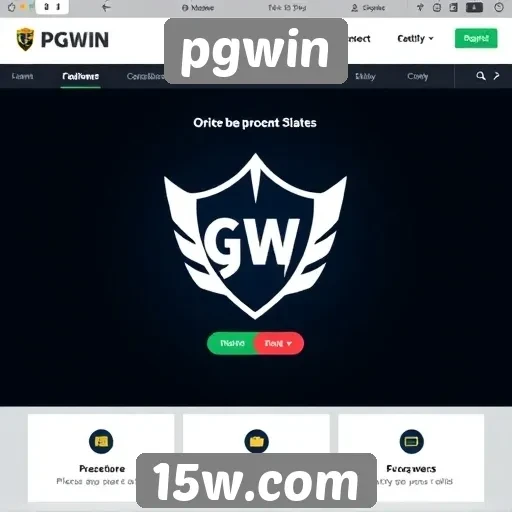 Análise das principais funcionalidades do site pgwin
